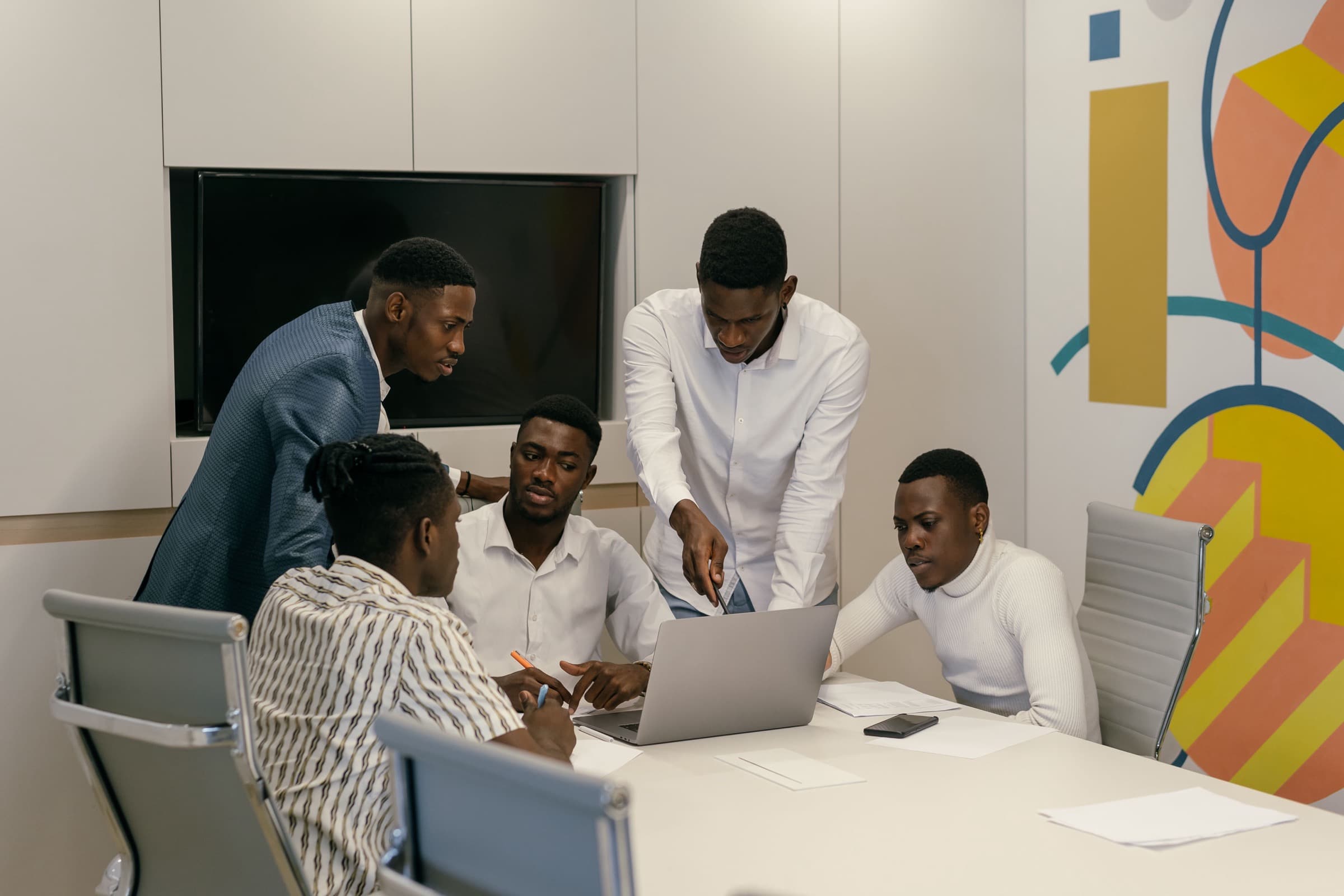 L'équipe Orplix en session de travail